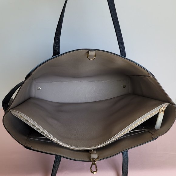 KATE SPADE Knott Colorblocked Pebbled Leather Large Tote- Morning Sky Multi 🎈⭐ - Picture 15 of 16